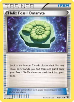 Carta Helix Fossil Omanyte