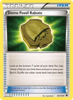 Carta Dome Fossil Kabuto