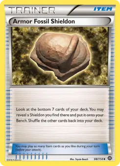Carta Armor Fossil Shieldon