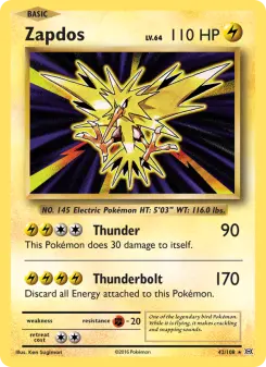 Carta Zapdos