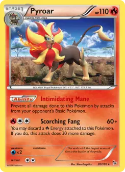 Carta Pyroar