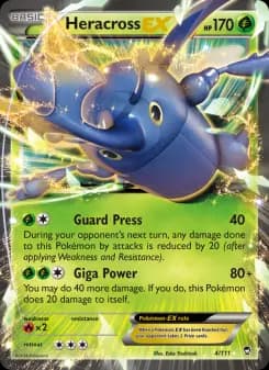 Carta Heracross EX