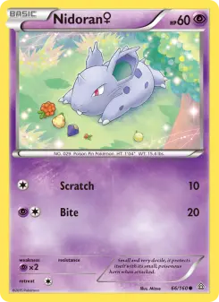 Carta Nidoran♀