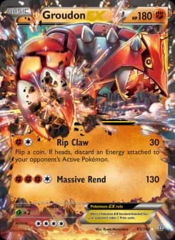 Carta Groudon EX