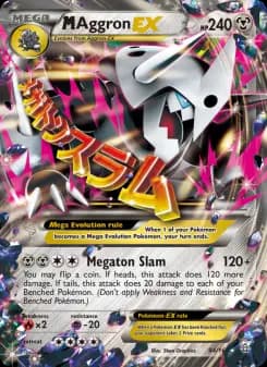 Carta M Aggron EX
