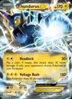 Carta Thundurus EX