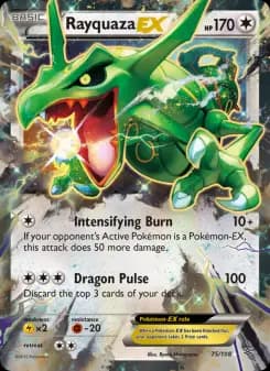 Carta Rayquaza EX