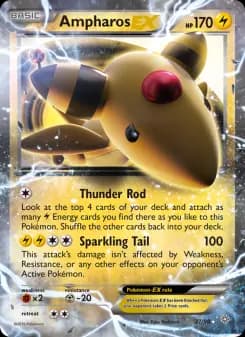Carta Ampharos EX